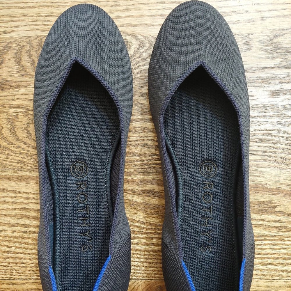 Rothy's Shale Flats, EUC 9.5  Retired Color  **FREE SHIPPING**